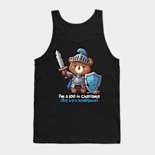 Cute Bear I'm a 100 In Charisma Tank Top